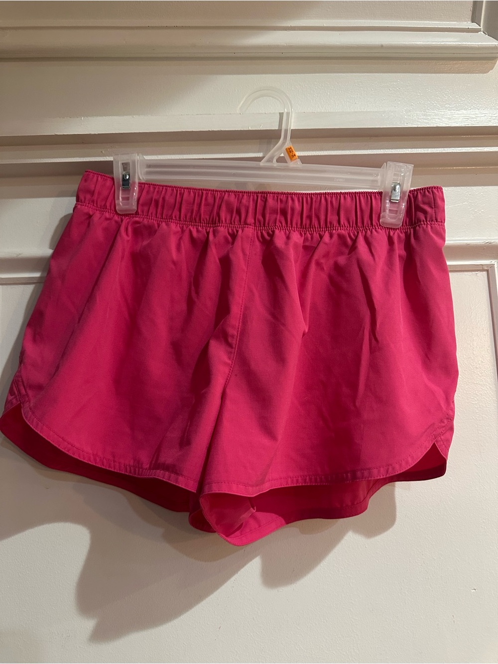 Old Navy Hot Pink Athletic Shorts with Elastic Waistband